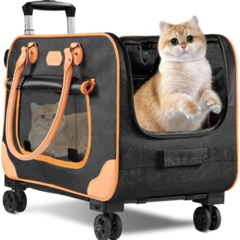 Rolling Pet Travel Carrier